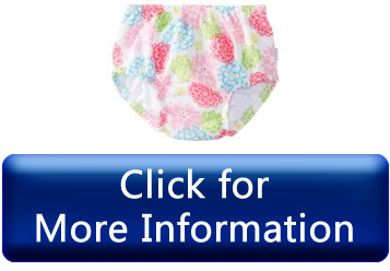 i play. BabyGirls Mix n Match Ultimate Ruffle Snap Swim Diaper,White Zinnia,Small 36 Months 